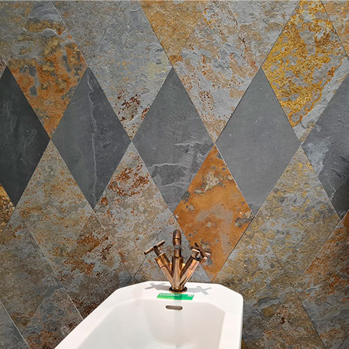 Arenella rhombus multicoloured slate